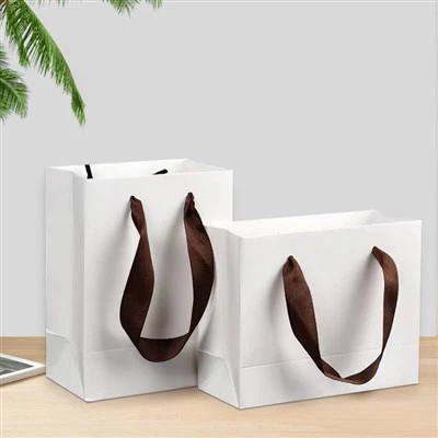 Túi giấy Kraft trắng